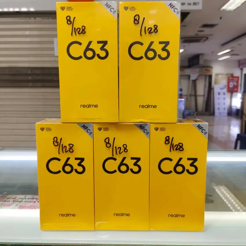 Realme C63 nfc ram 8gb+8gb/128gb baru garansi resmi harga promo