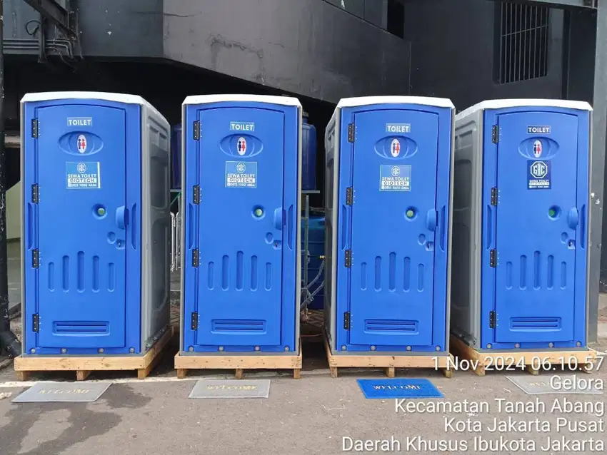 TOILET PORTABLE COCOK UNTUK DIGUNAKAN UNTUK SEWAAN MUDAH DIGUNAKAN