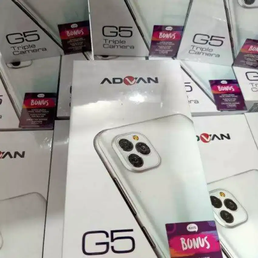 Advan G5 Ram 4 Rom 32 GB - Garansi Resmi - White Green