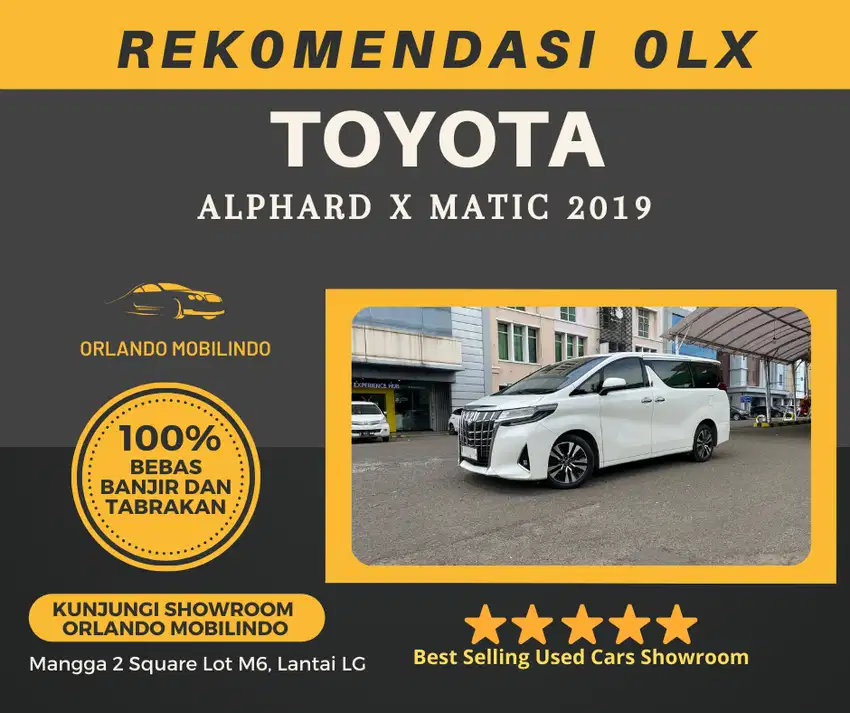 [TDP5Juta] Alphard X Matic 2019/2018 Facelift New Model