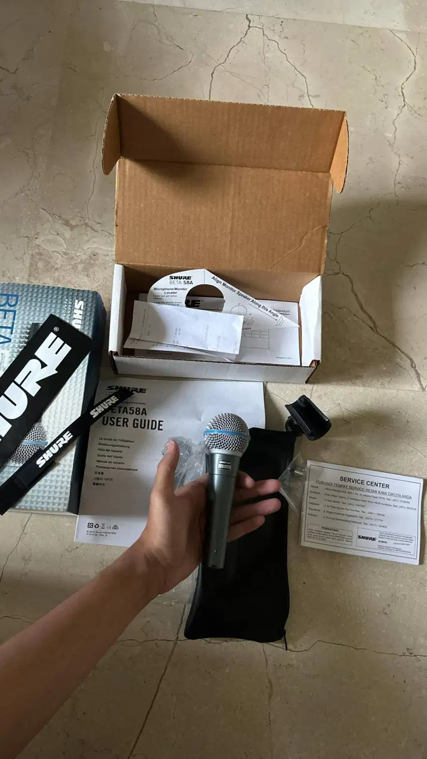Mic Shure 58A, Pemakaian hanya sekali