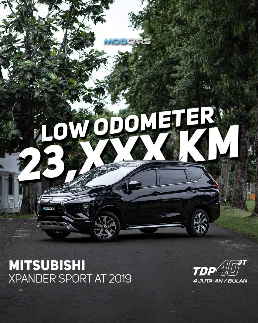 [LOW KM] GARANSI MESIN 2 THN XPANDER SPORT AT MATIC 2019 X-PANDER