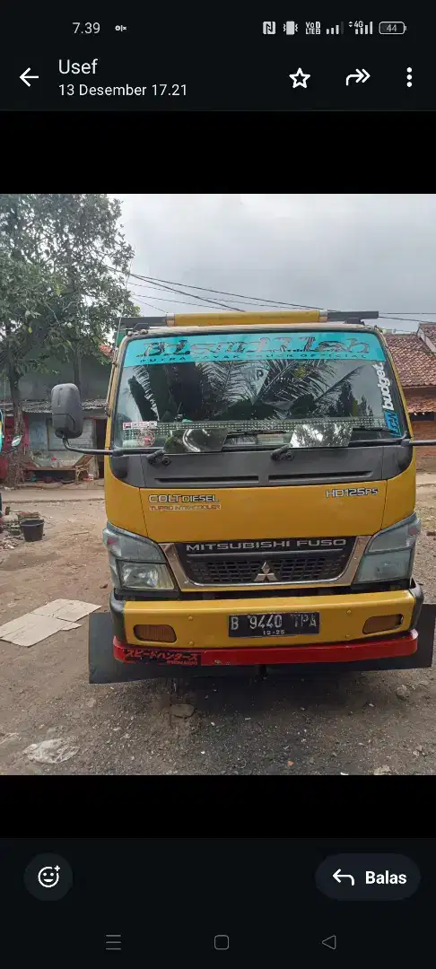 Jual Mitsubishi canter 125 HDV 2016