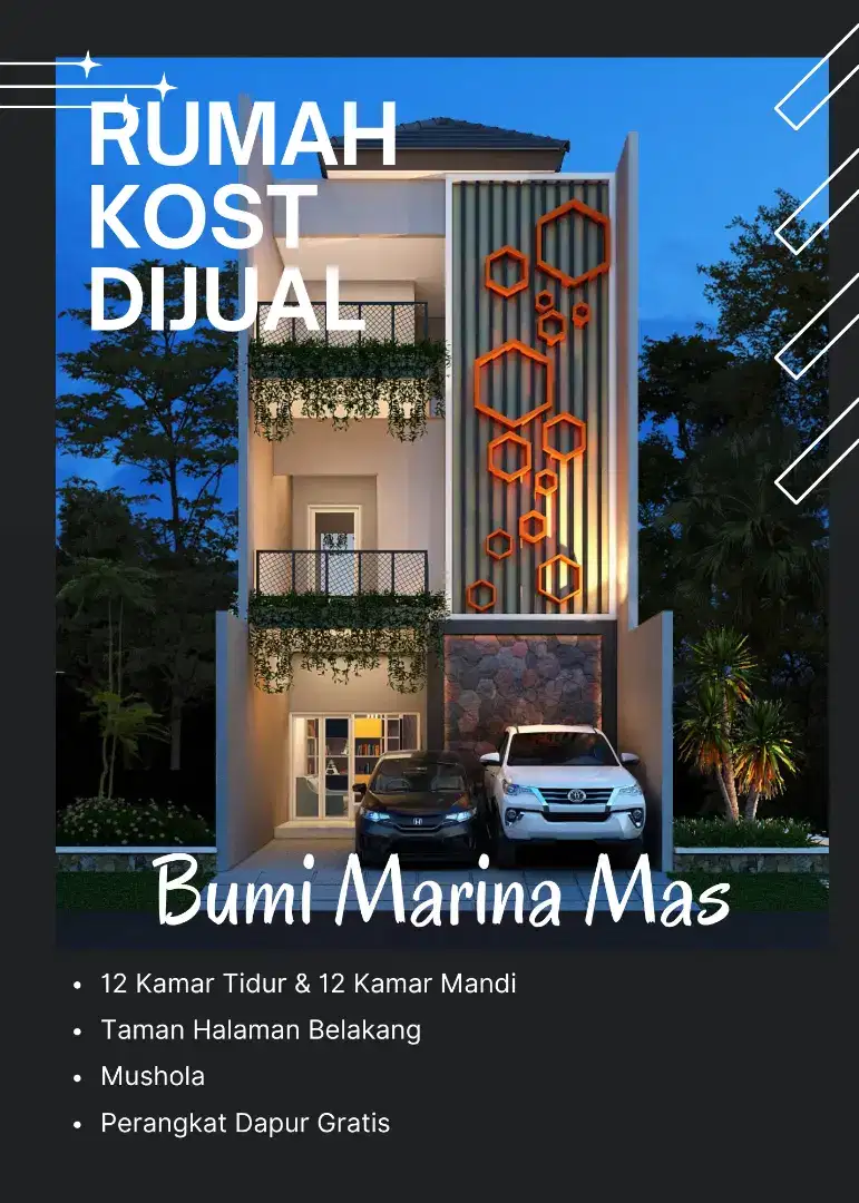 Rumah kost murah Bumi marina mas