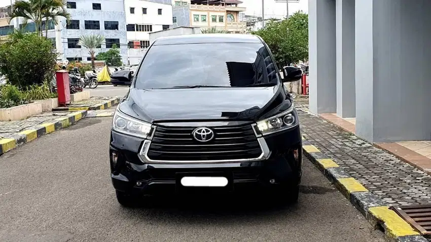 toyota kijang innova v diesel 2021 hitam pajak panjang tangan pertama