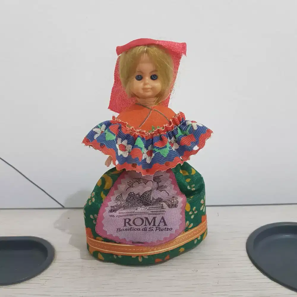 Boneka Pajangan Vintage Roma Basilica di S Pietro Italia Vatikan Eropa