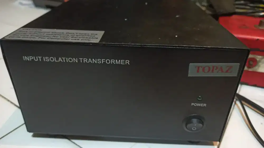 Trafo INPUT ISOLATION 1000 vaTRANSFER  KONDOSI NORMAL anti sengatan