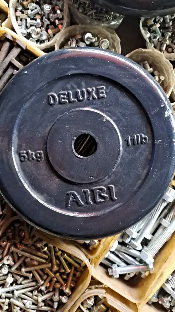 Barble plate lapis karet 10kg merk aibi rubber plate 10kg perbuah