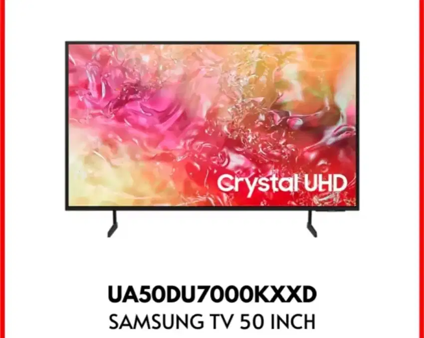 Smart tv samsung 50 in gambar bening