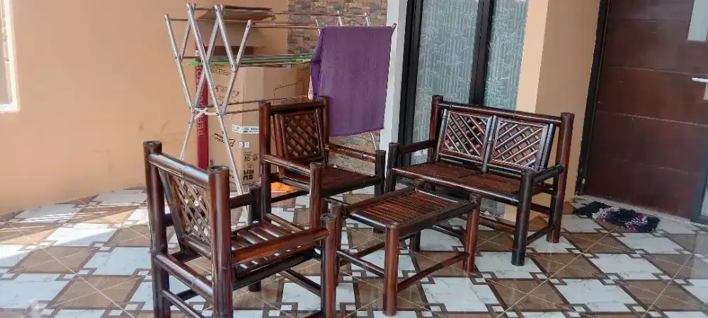 kursi bambu klasik terbaru