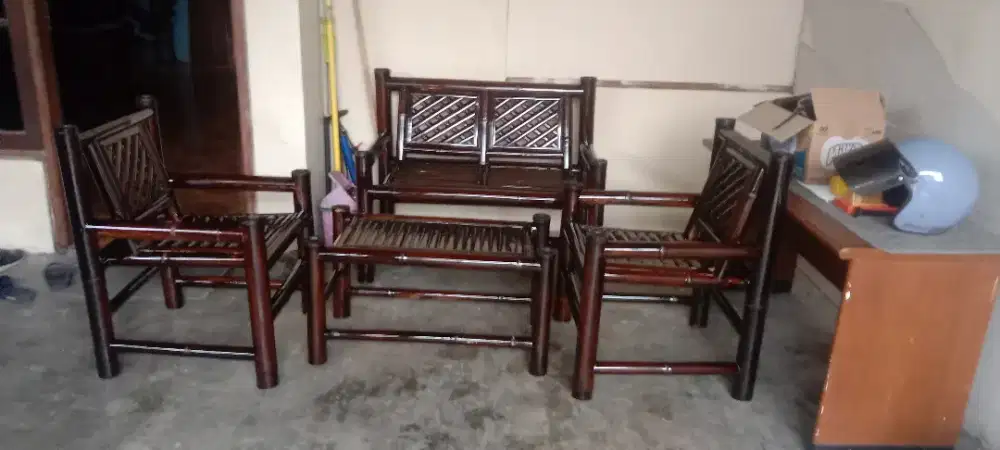 kursi bambu unik n klasik