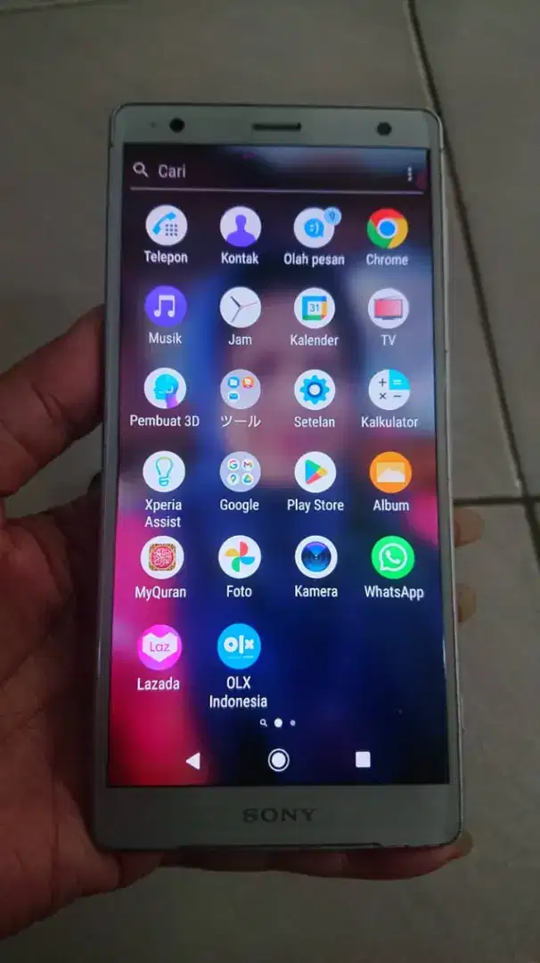 Jual sony xz2 minus