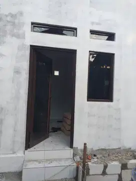 Pasang Sekat Partisi 2 Muka Gypsum + Kusen Jendela Pintu Alumnium