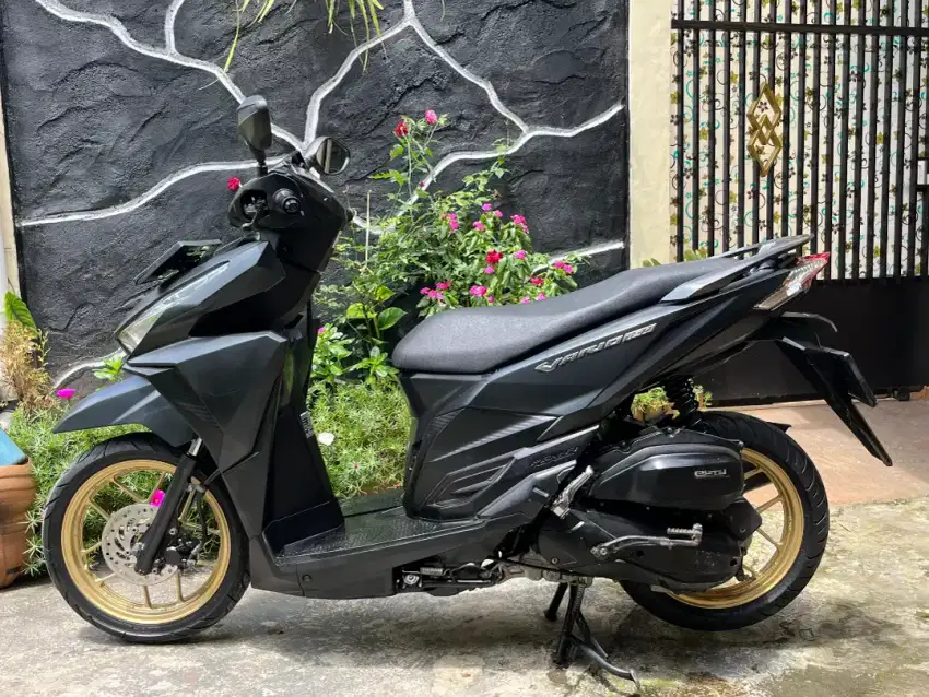 Honda Vario 150 2017 Exclusive Monotone Black Doff Pajak Pjg Istimewa