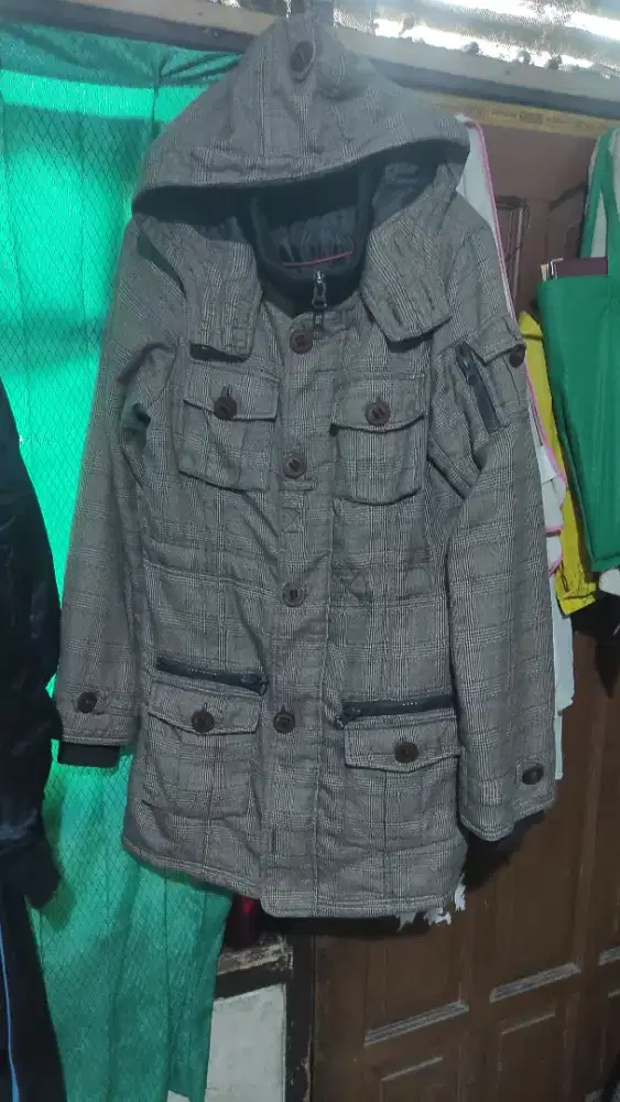 Jaket Parka Thrifting bahan Cotton woll