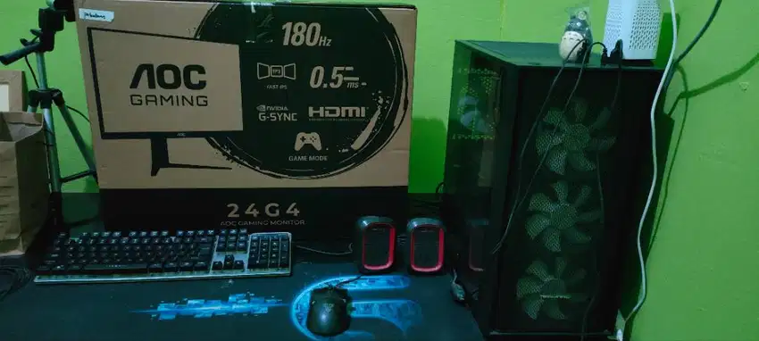 PC GAMING RTX2060 + MONITOR SEGEL (BARU) BERGARANSI