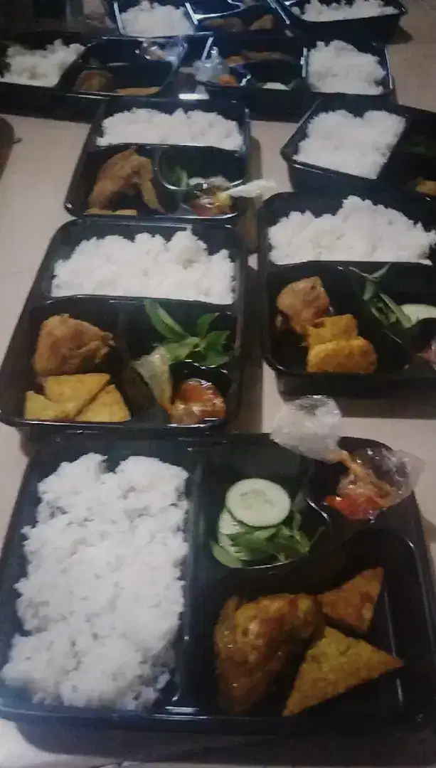 Catering makan nasi kotak dan bungkus