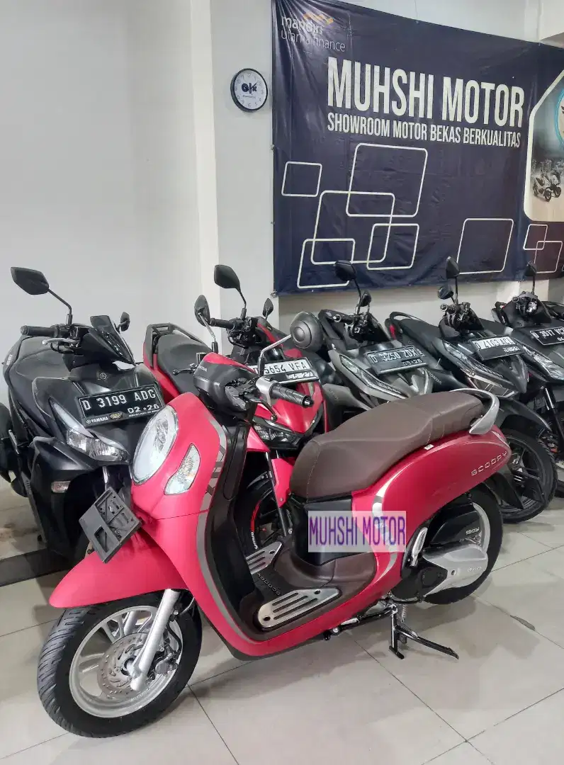 KM 5.000 SCOOPY PRESTIGE KEYLESS 2021, SEPERTI BARU, MUHSHI MOTOR.