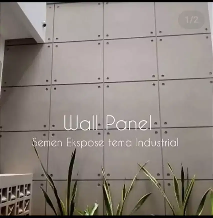 Jual wallpanel 3d beton