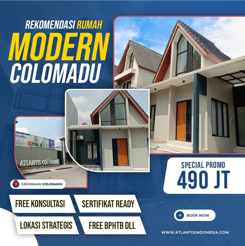 [BONUS GRATIS BIAYA LAIN2] RUMAH DI COLOMADU DEKAT ENTER TOL KLODRAN D