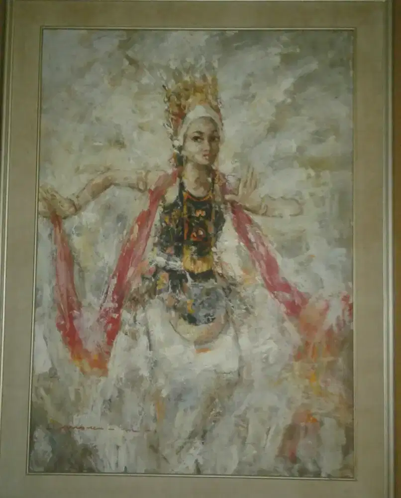 Lukisan Penari karya Moses Misdy