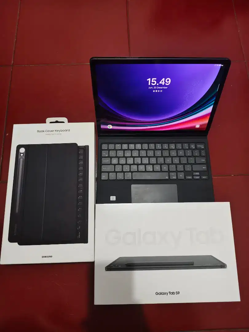 Tab S9 8/128gb + keyboard ori grs sein wifi only superlikenew samsung