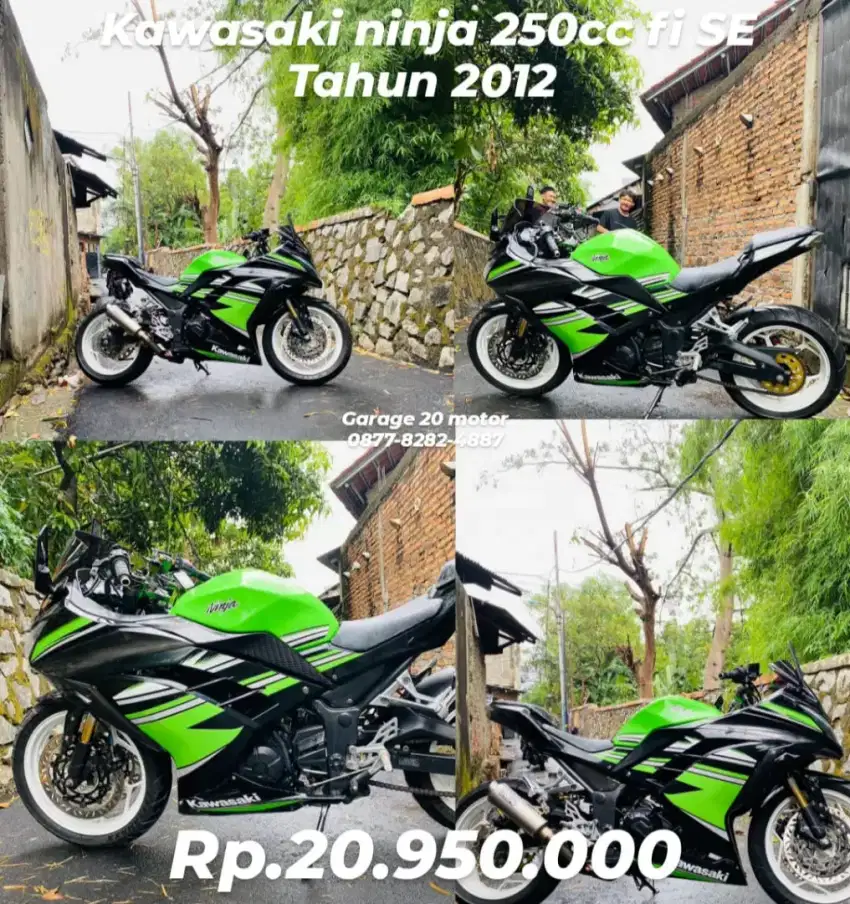 Kawasaki Ninja 250cc Fi Se Tahun 2012