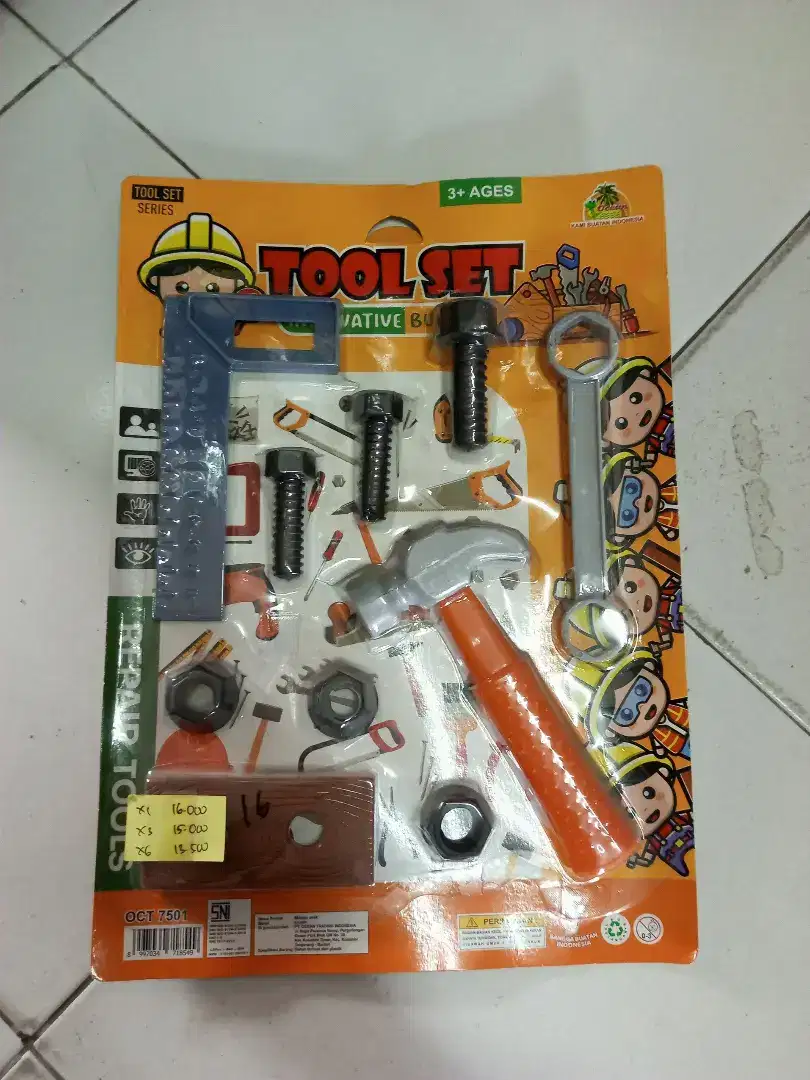 Mainan anak tool set