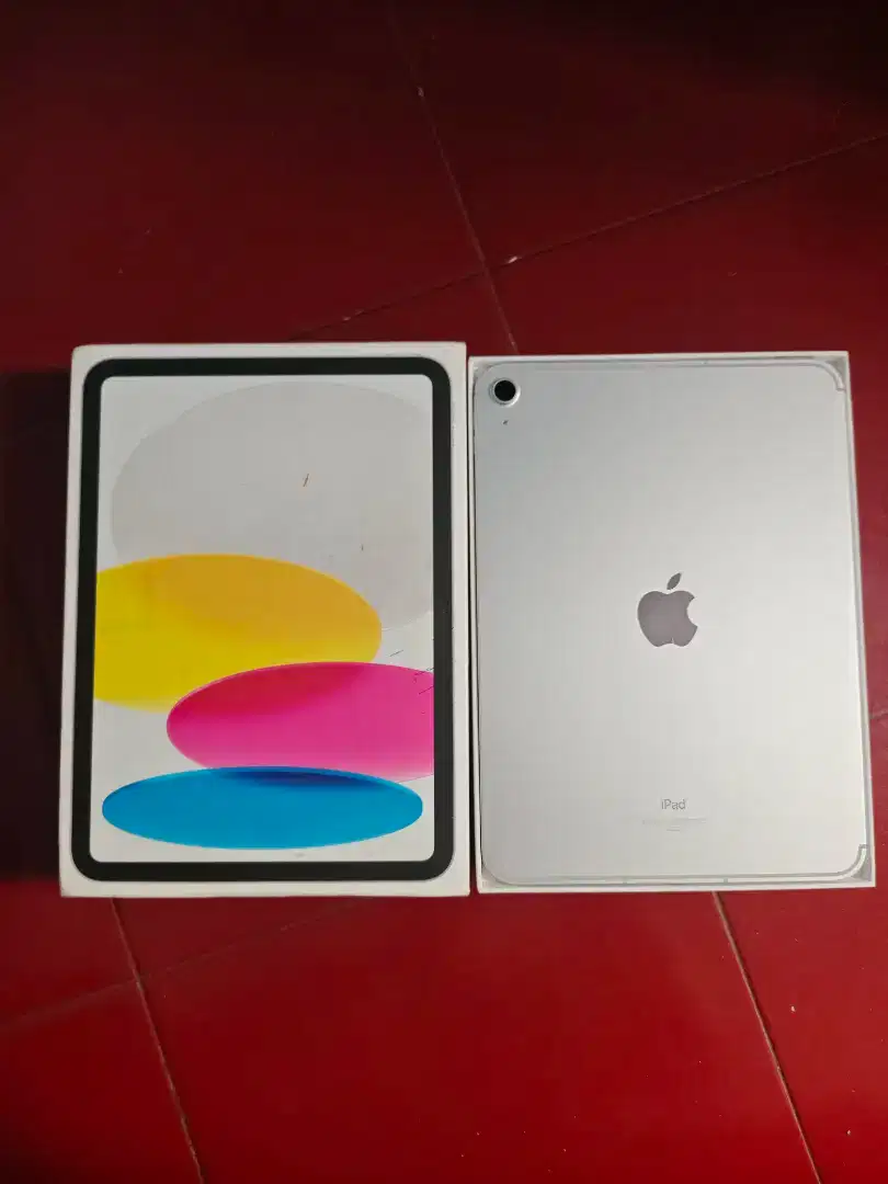 Ipad Gen 10 64gb Seluler iBox mei 2025 fullset 10th ipad10