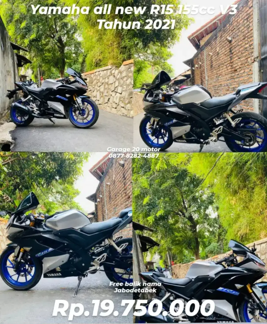 Yamaha All New R 15 155cc V3 Free Balik Nama Jabodetabek Modif R 15M