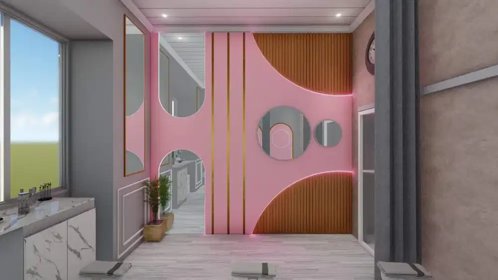 Custom furniture minimalis hpl