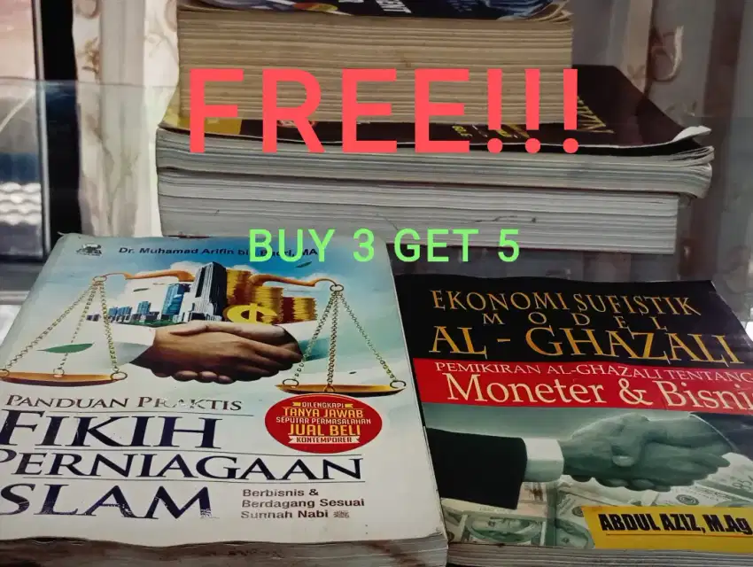 BUKU-BUKU BEKAS KULIAH EKONOMI MASIH BAGUS DAN MURAH, BUY 3 GET 5