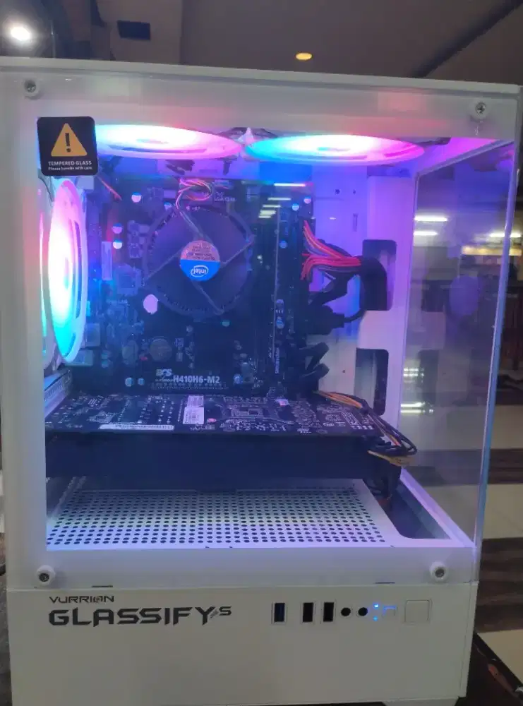 PC gaming Core i3-10105F+GTX1050Ti 4GB+RaM 16GB+Ssd 128+HD 500_desain