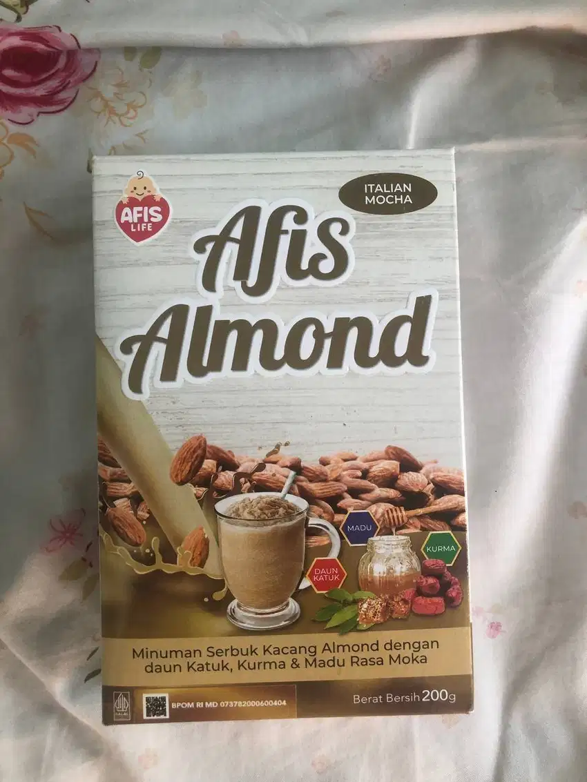 Afis life susu almond pelancar asi