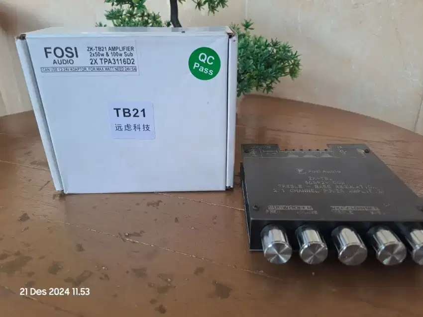 FOSI Audio amplifier 2.1 Bloetooth