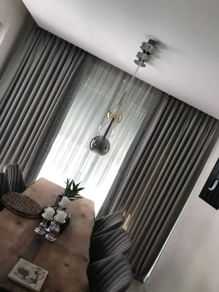 Jual tirai jendela gordyn hordeng gorden wallpaper dinding3d rollblind