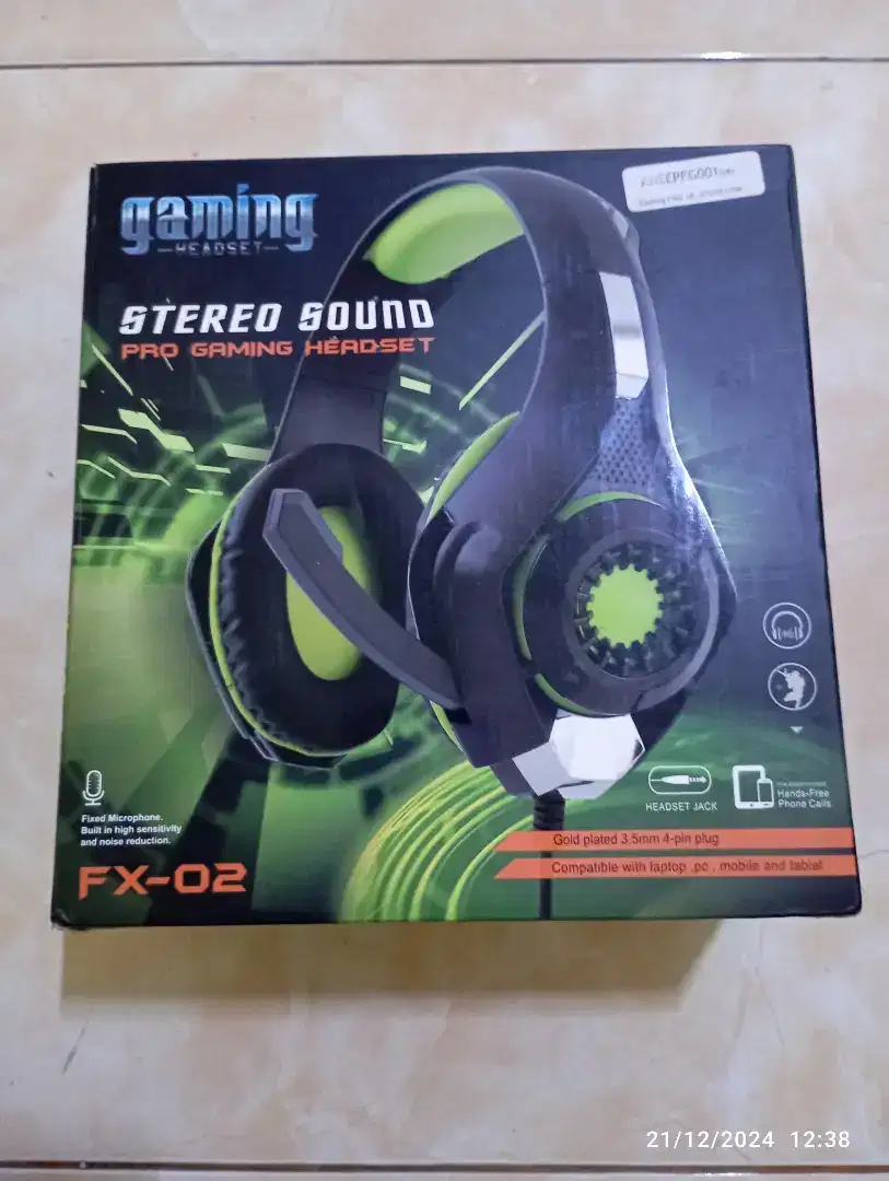 Headset Gaming FX-02