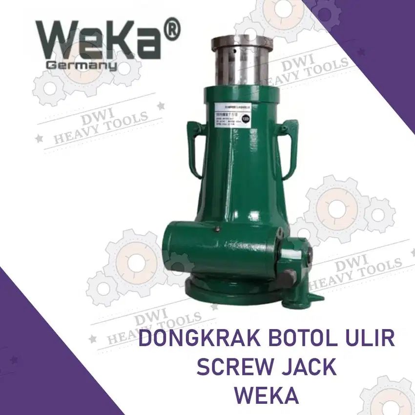 Dongkrak botol ulir screw jack WEKA 5, 10, 16, 20, 32, 50 Ton