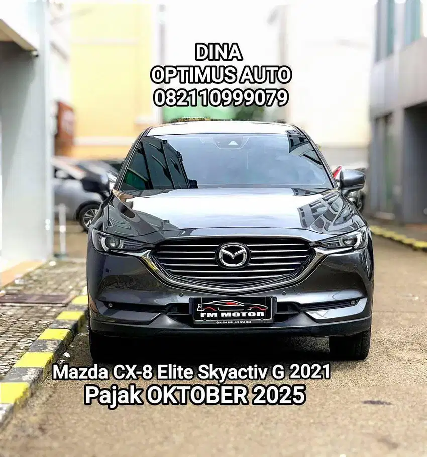 Mazda CX-8 Elite Skyactiv G 2021 AT 2.5, Harga TERMURAH