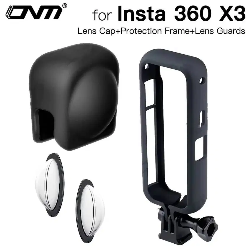 Frame Case Pelindung Action Camera Insta360 X3 with Lens Cap Protector