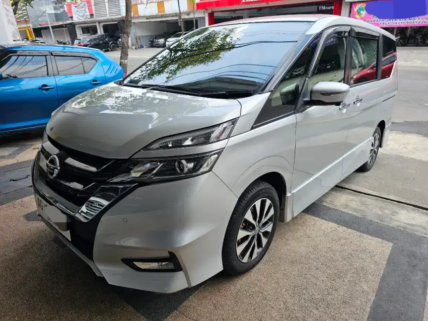 Nissan serena hws 2019 silver highway star new model tangan 1 surabaya