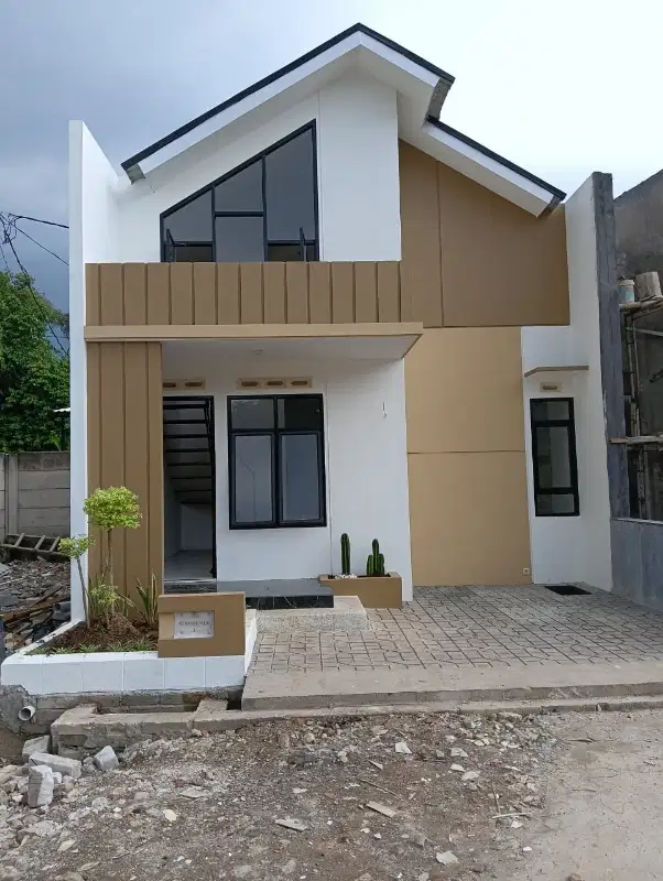 DI JUAL RUMAH CLUSTER DESAIN MEZZANINE DI BEKASI TANPA DP