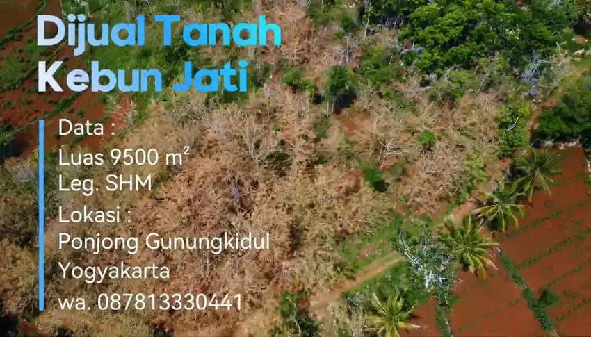 Dijual tanah murah Gunungkidul