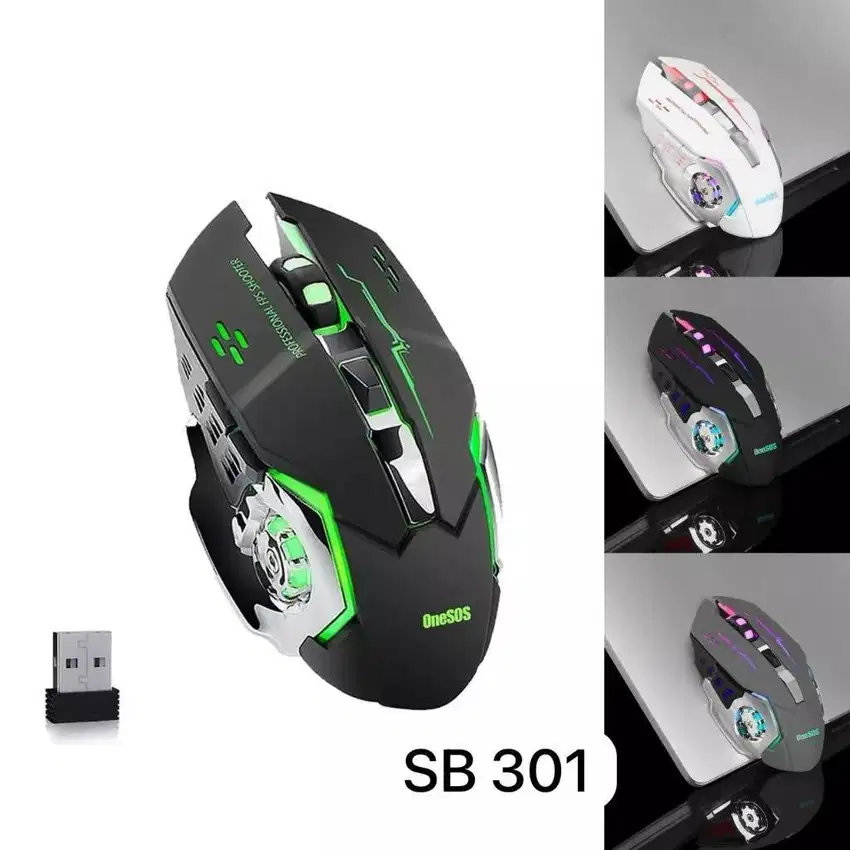 MOUSE GAMING WIRELESS ONESOS