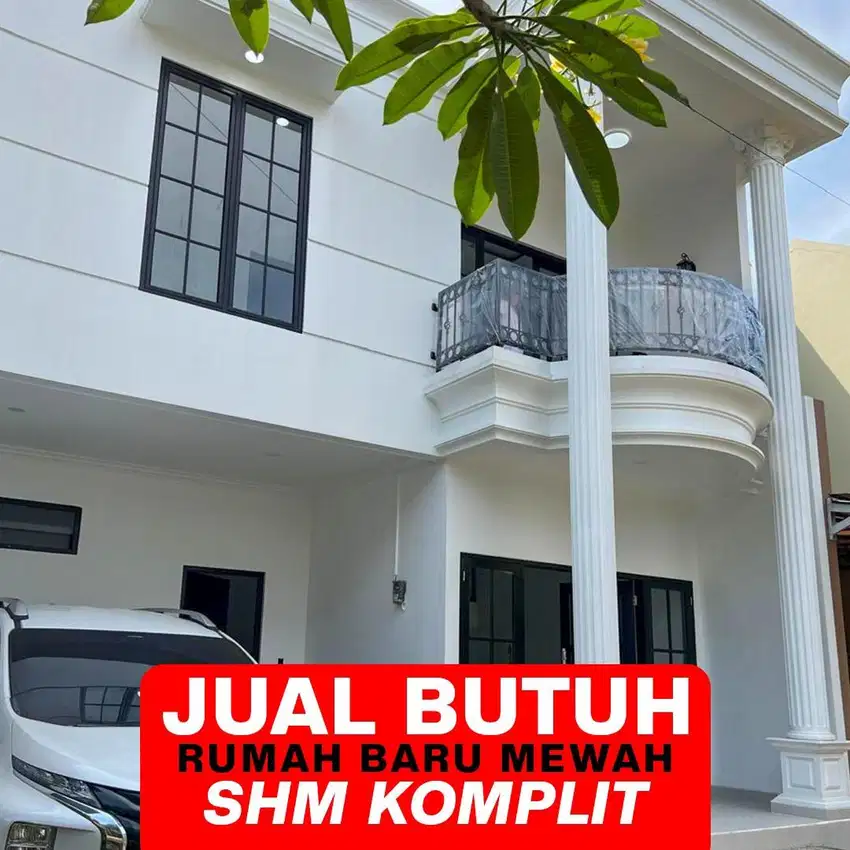 [Jual Butuh] Rumah Baru Bangun Desain Ala Sultan tetanggan ama tol