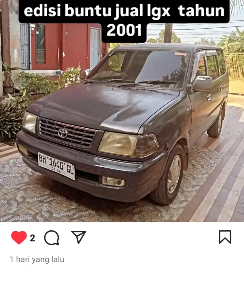 Dijual cepat LGX tahun 2001