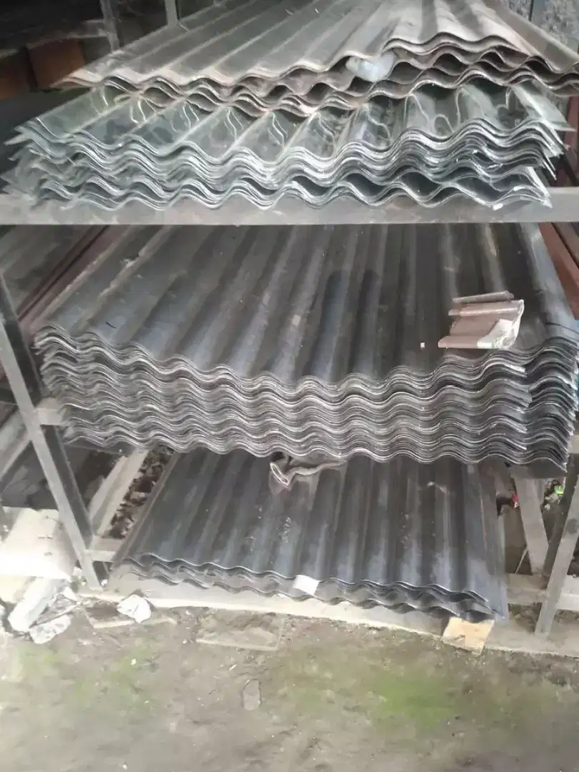 Jual seng gelombang bekas 80x210