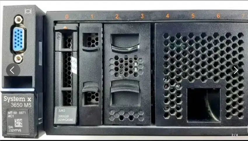 Server IBM x3650 M5 Second Dobel processor 2U Rack (NK)