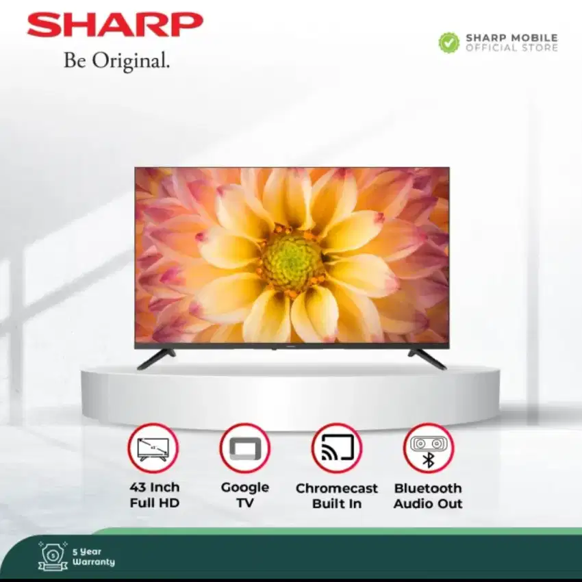 SHARP LED TV 43 inch Google TV 2T-C43GH3000i