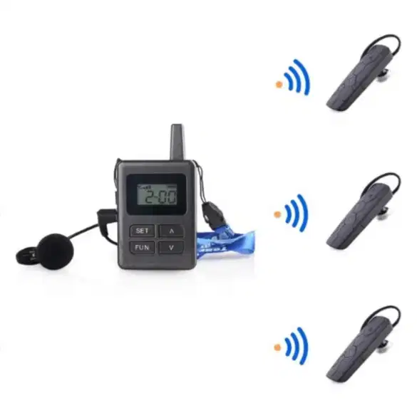 Paket 1T + 50Receiver Tour Guide System Umroh model bluetooth 02